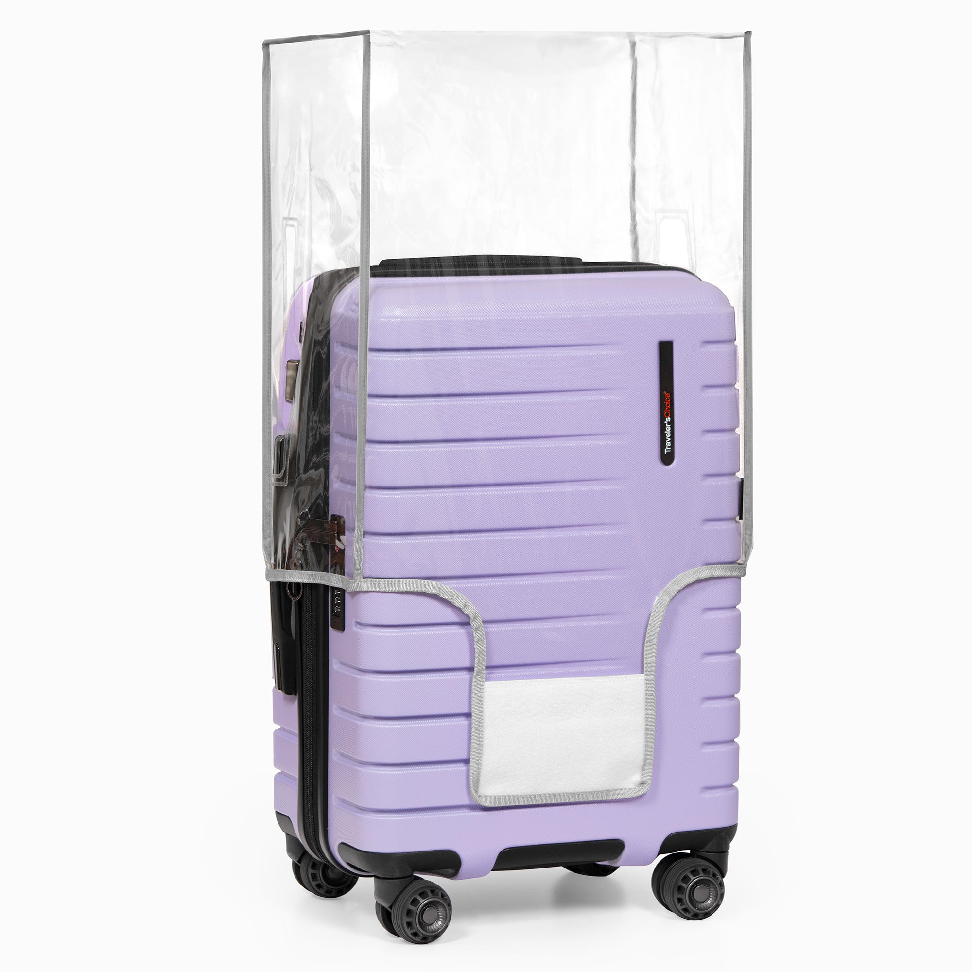 Traveler's Choice Clear Luggage Cover